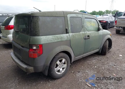 2003 Honda Element Ex из США, поврежденный, VIN 5J6YH286X3L000066